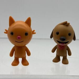 2 Sago Mini Jinga & Harvey Figurines Farmer Cake Toppers Action Figure